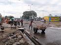 The streets of Kinkole during rainy season 2